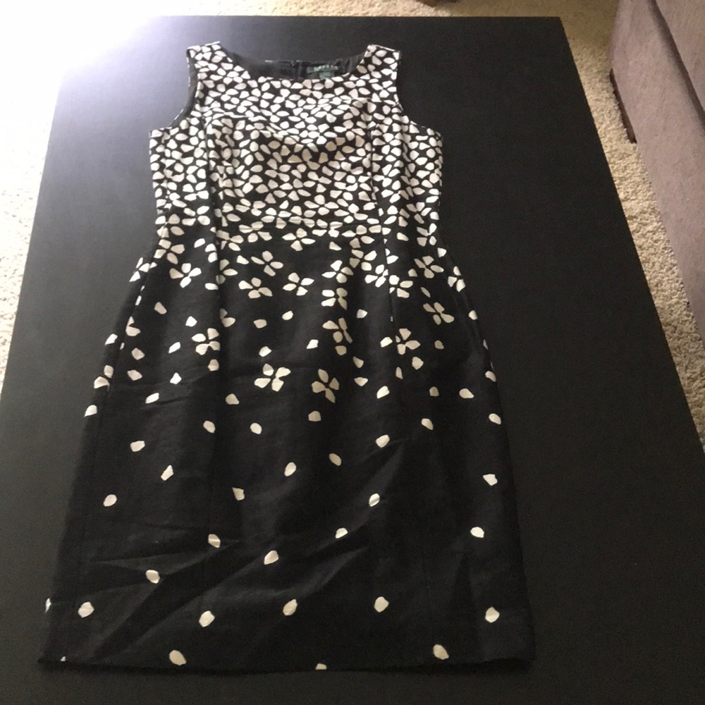 Black and white Ralph Lauren dress